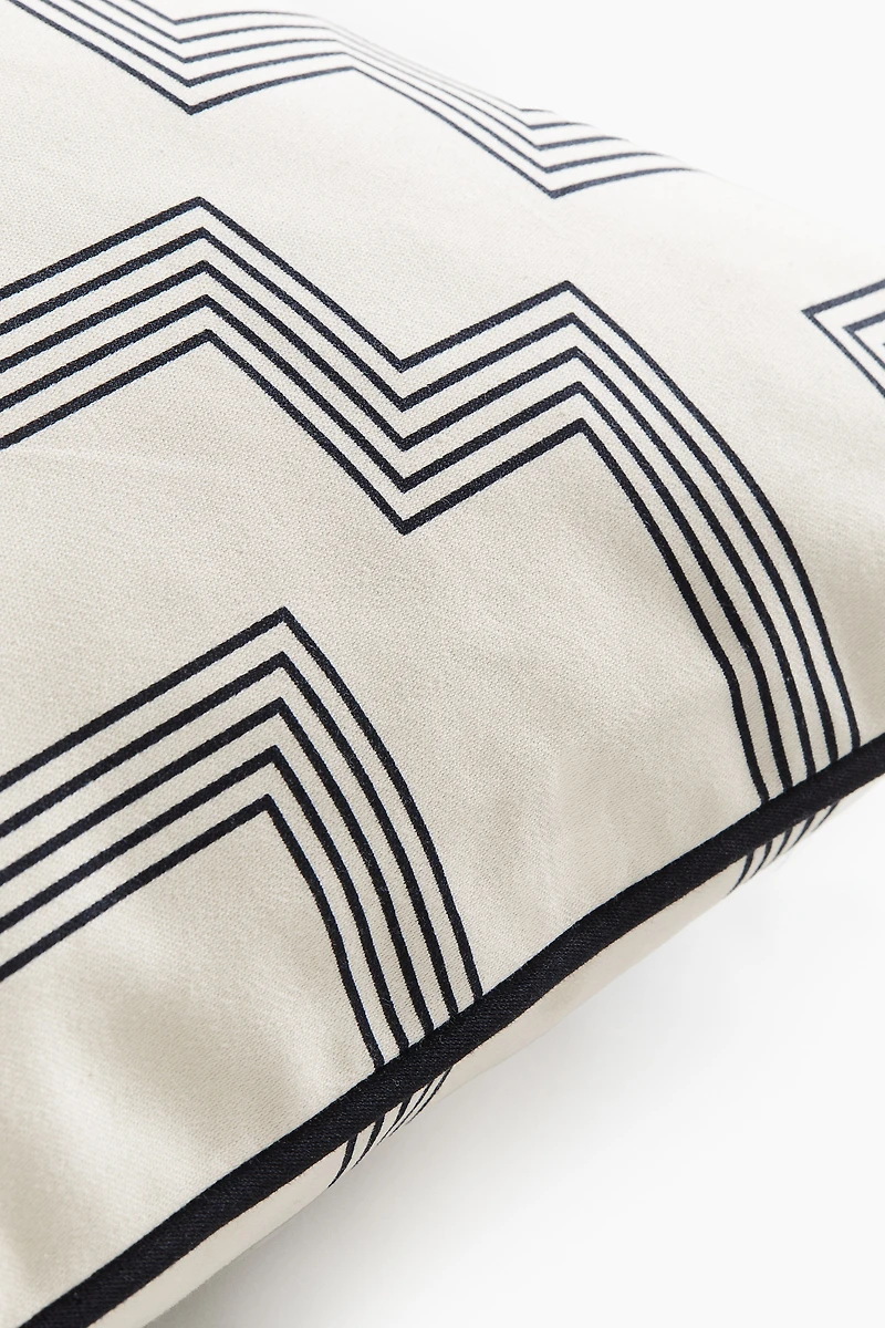 Housse de coussin en satin de coton