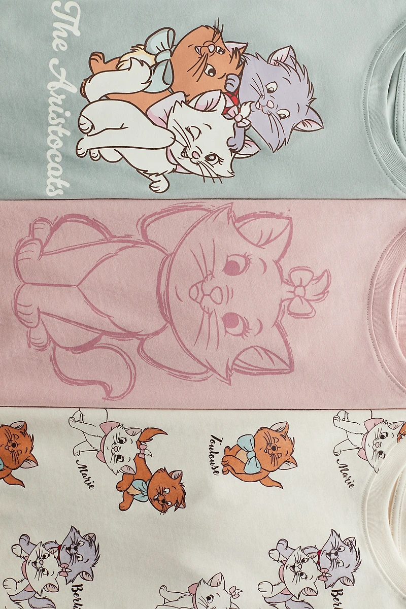 3-pack Printed Jersey Tops