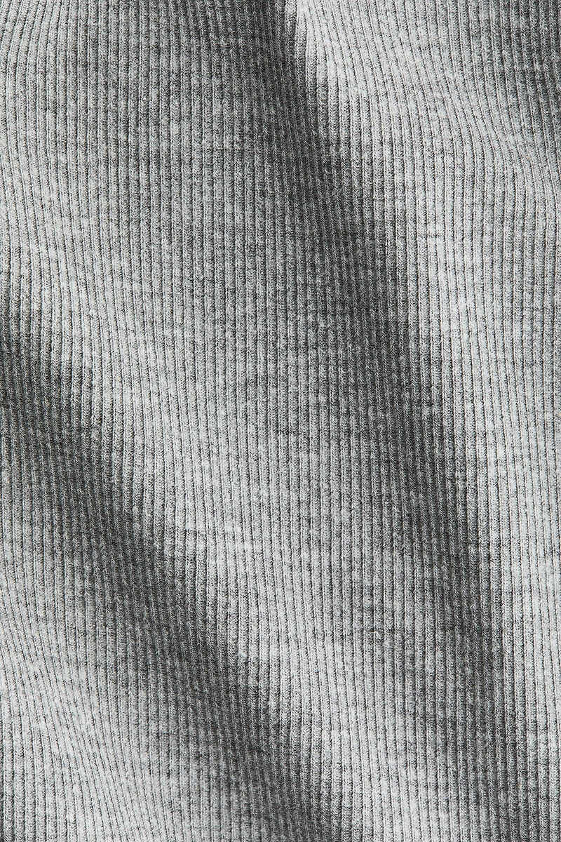 Ribbed Cotton-Blend Top