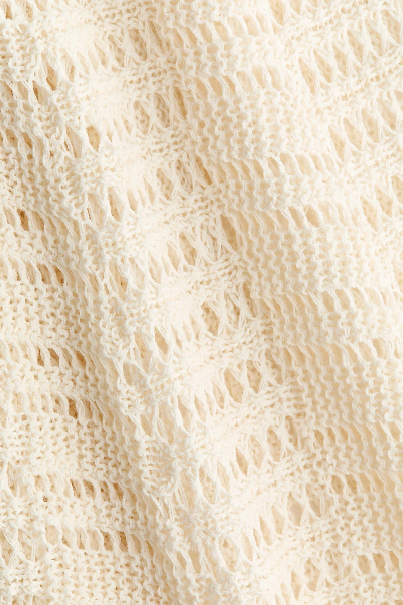 Robe maxi d'aspect crocheté