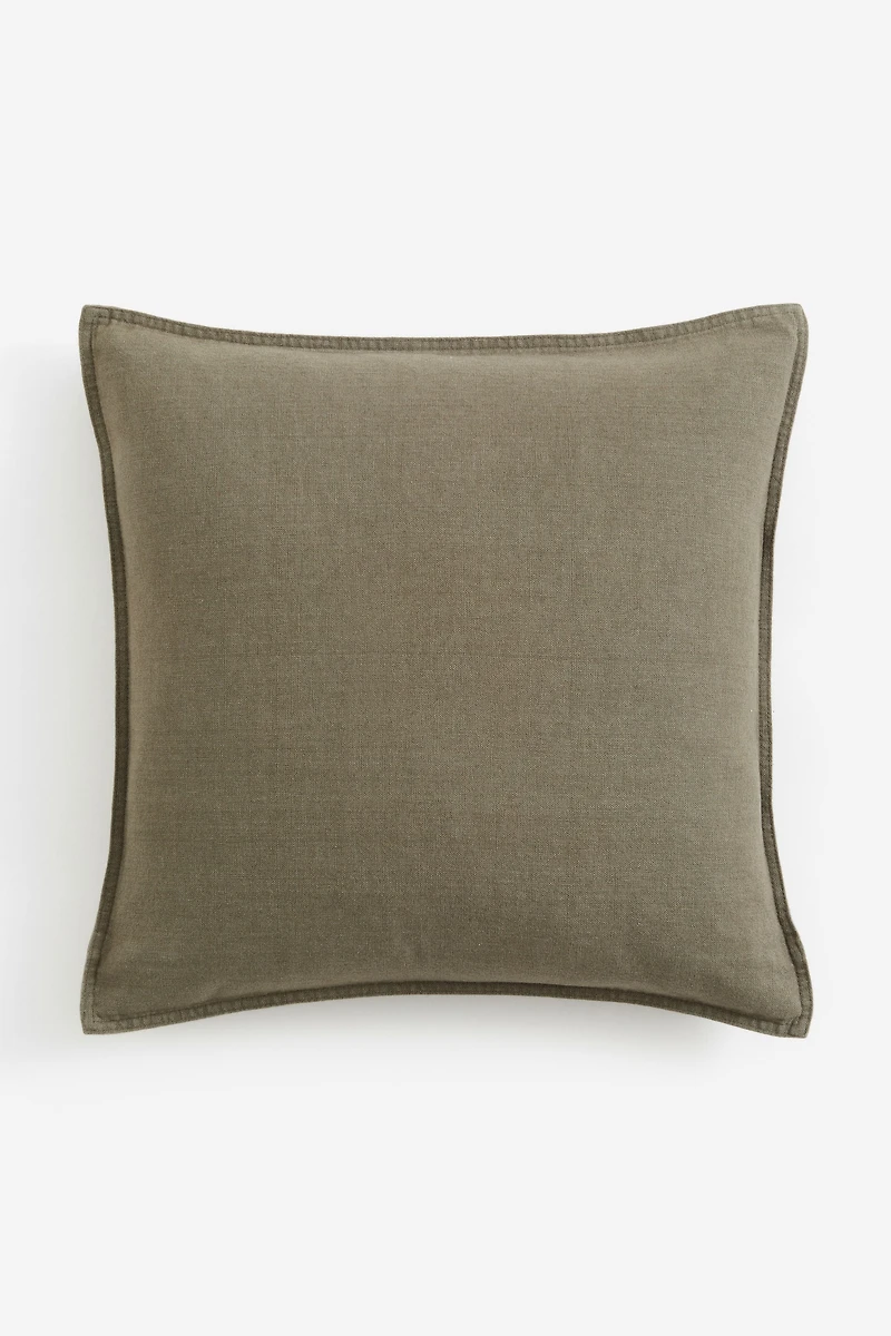 Linen-blend Cushion Cover