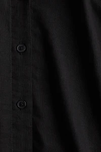 Linen-Blend Shirt