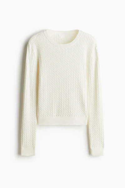 Cable-Knit Sweater