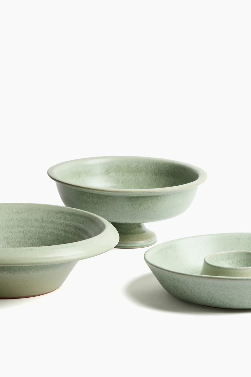 Bol de service en grès cérame