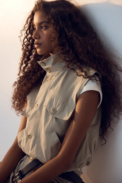 Sleeveless Utility Shirt