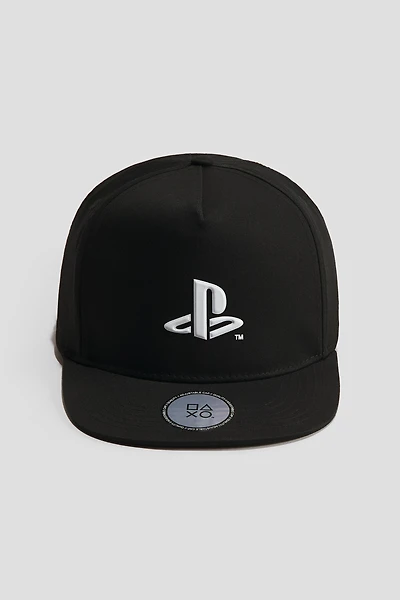 Cap with Printed Motif