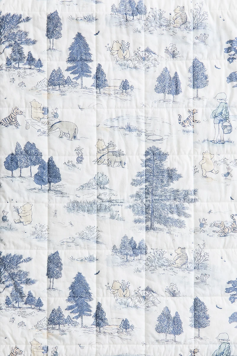 Jeté de lit en coton à motif