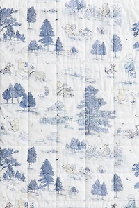 Jeté de lit en coton à motif
