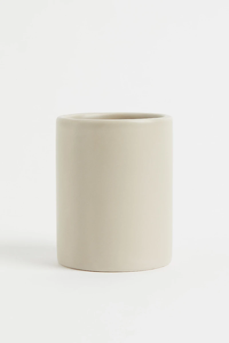 Earthenware Toothbrush Mug