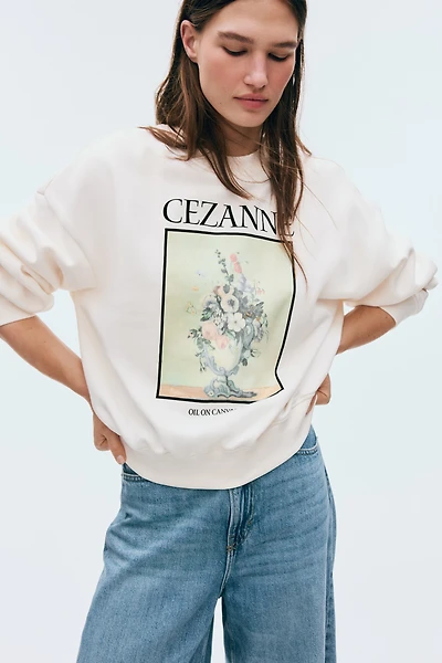 Chandail grande taille avec motifs imprimés