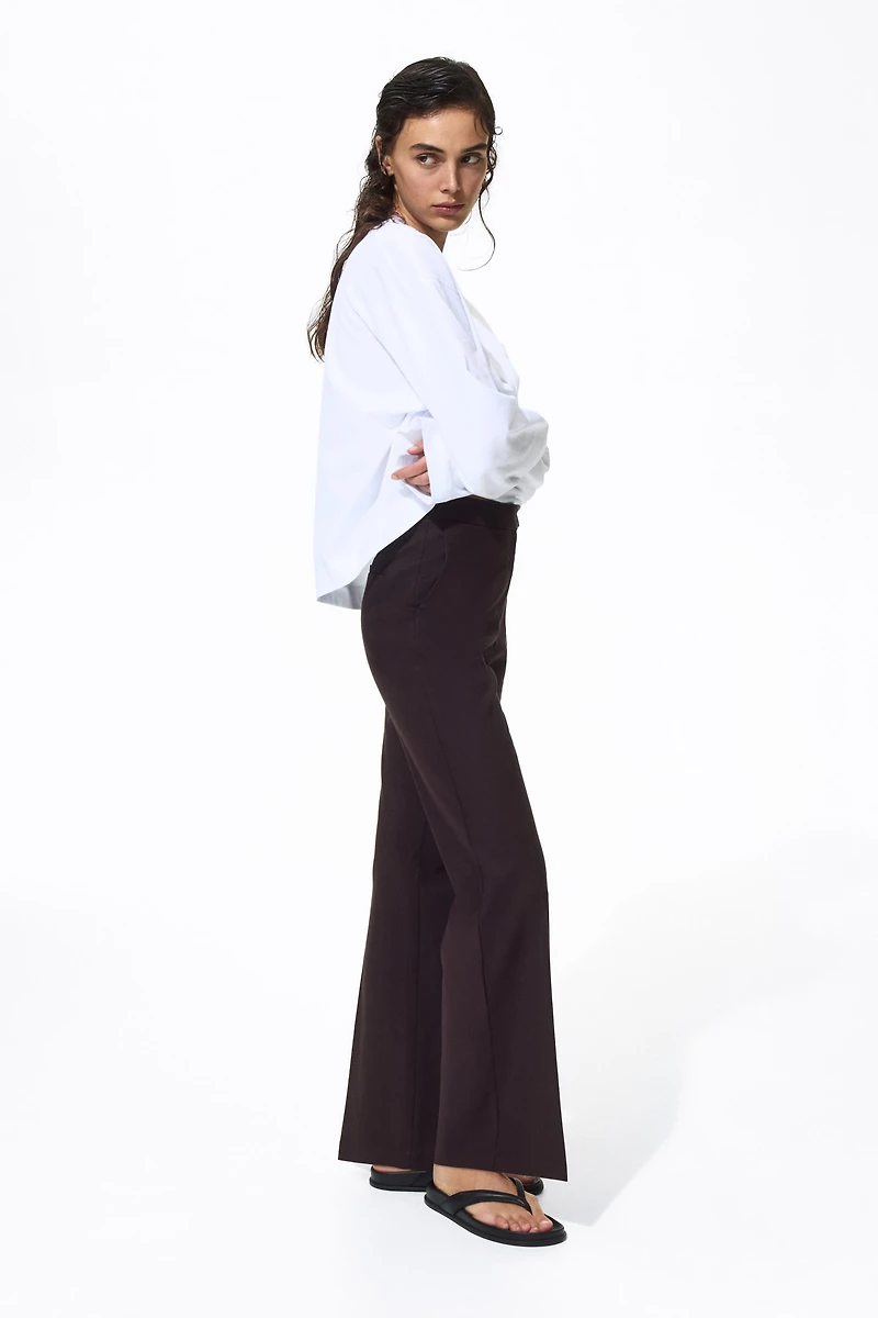 Linen-Blend Dress Pants