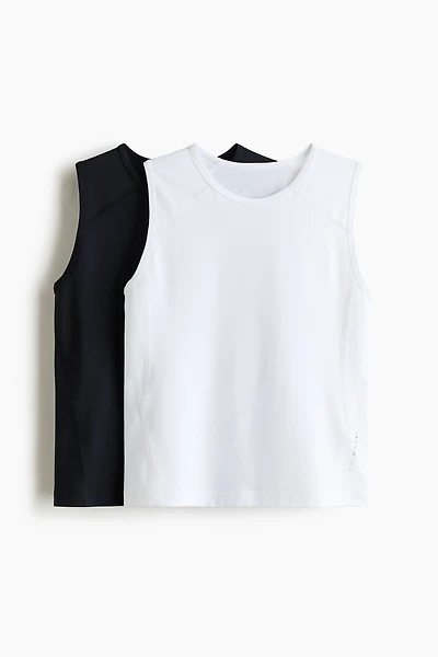 2-Pack Slim-Fit Sports Tank Tops with DryMove™