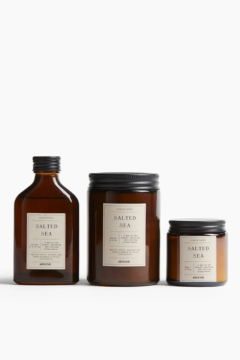 Small Scented Candle in Glass Holder