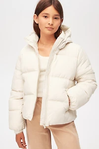 Manteau en duvet à capuchon