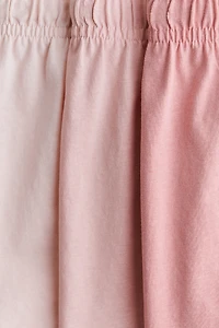 Lot de 3 shorts en jersey coton