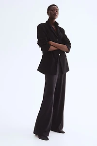 Rhinestone-Embellished Jersey Pants