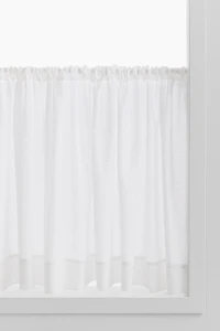 Linen-Blend Café Curtain