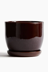 Terracotta Plant Pot & Saucer