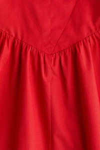 Robe à jupe évasée