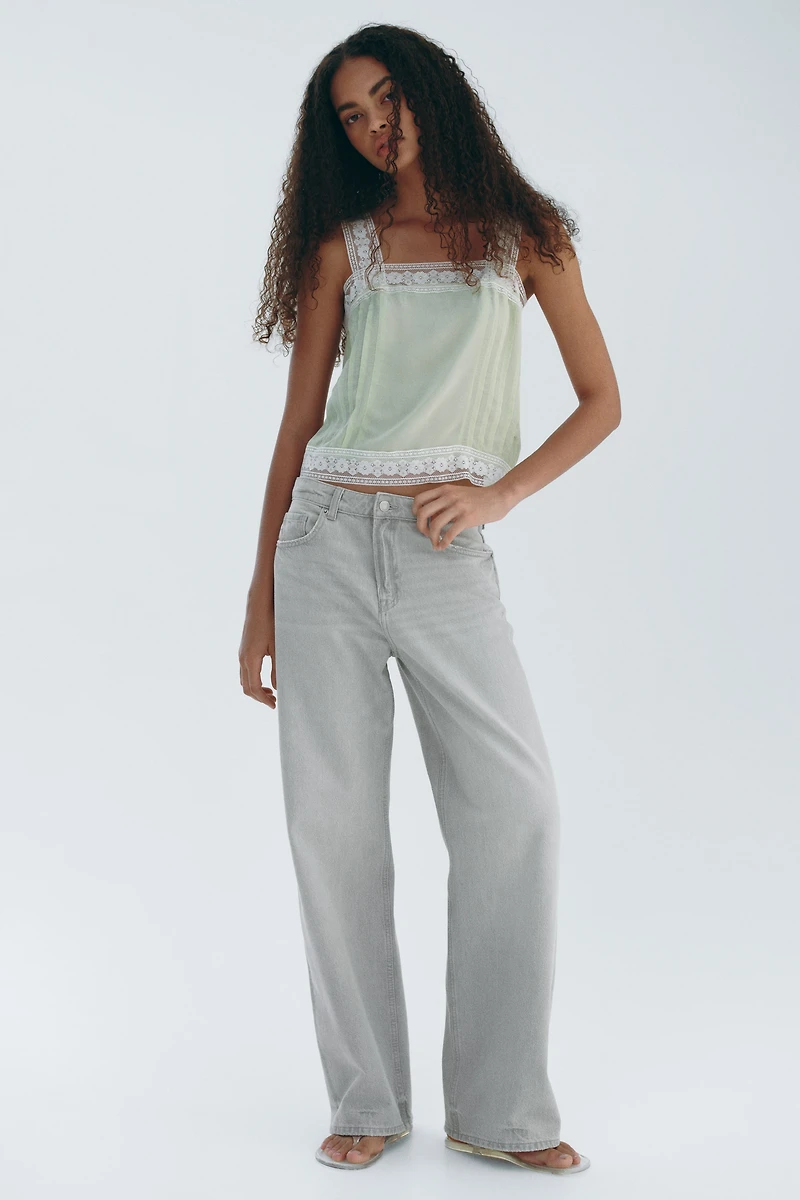 Bleecker High Rise Wide Leg Jeans