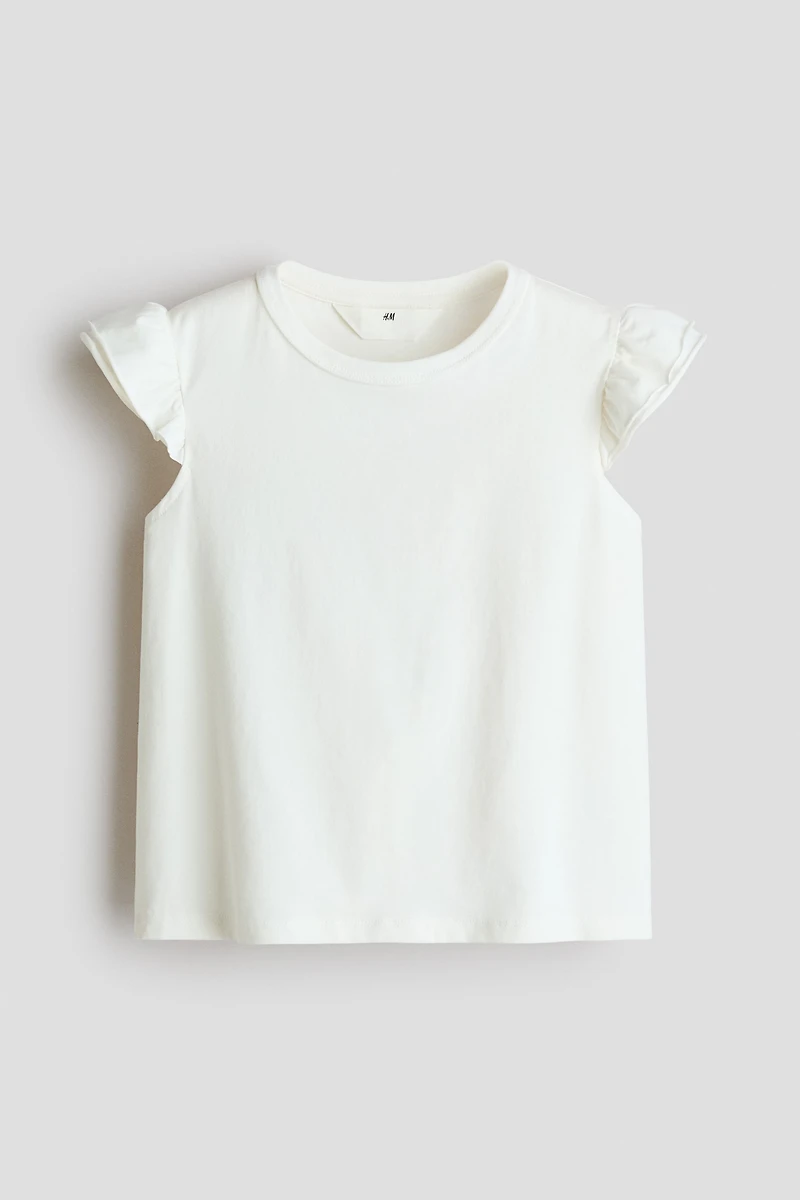 Flutter-Sleeved Top