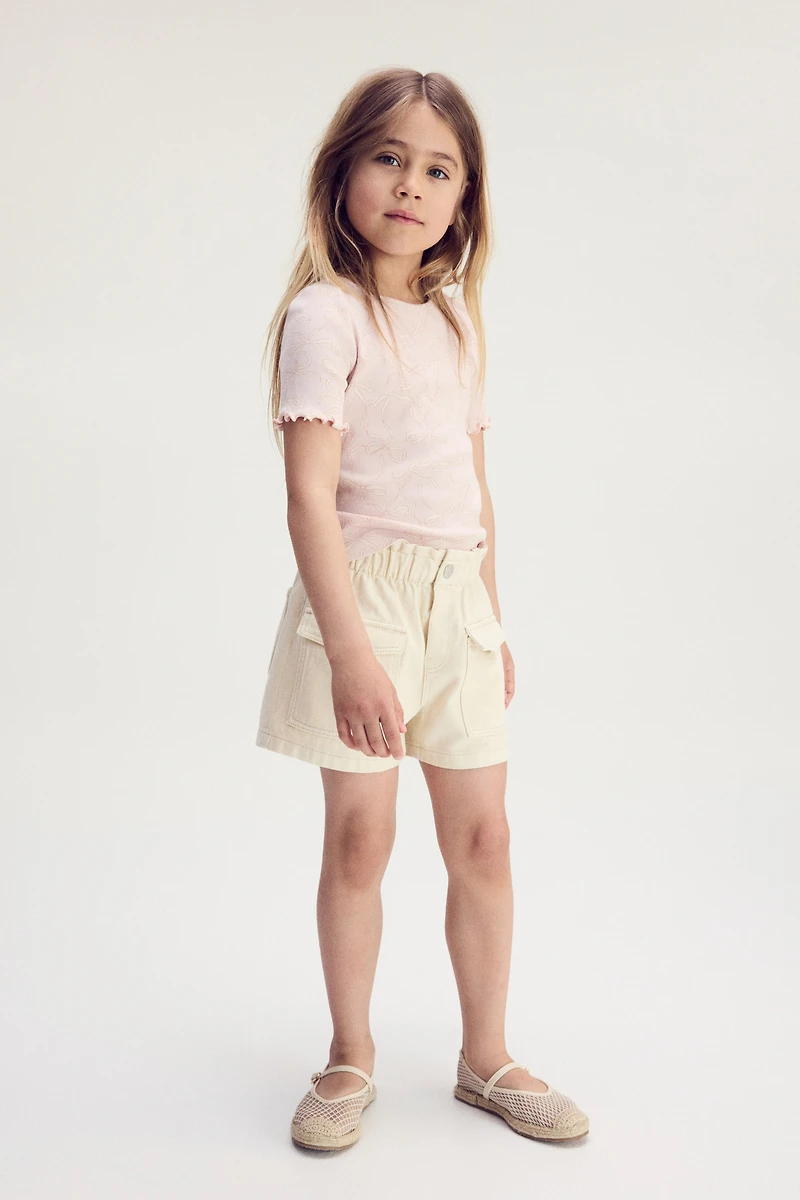Ribbed Cotton Top