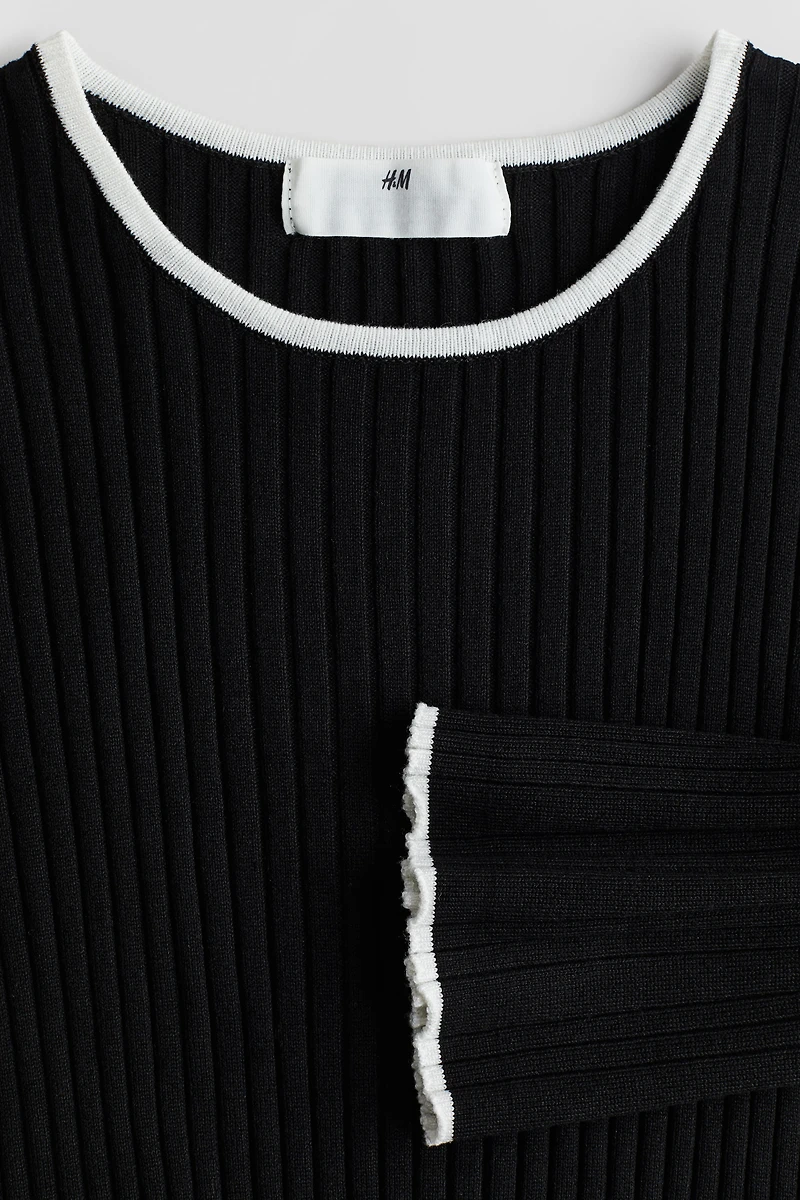 Rib-Knit Dress