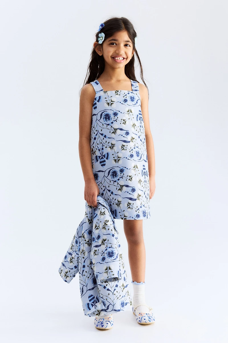 Jacquard-Weave Dress