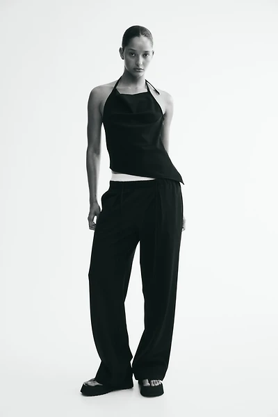 Asymmetric Halterneck Top
