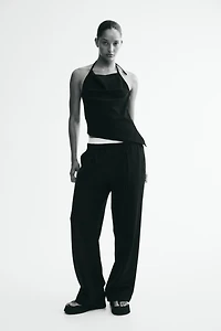 Asymmetric Halterneck Top