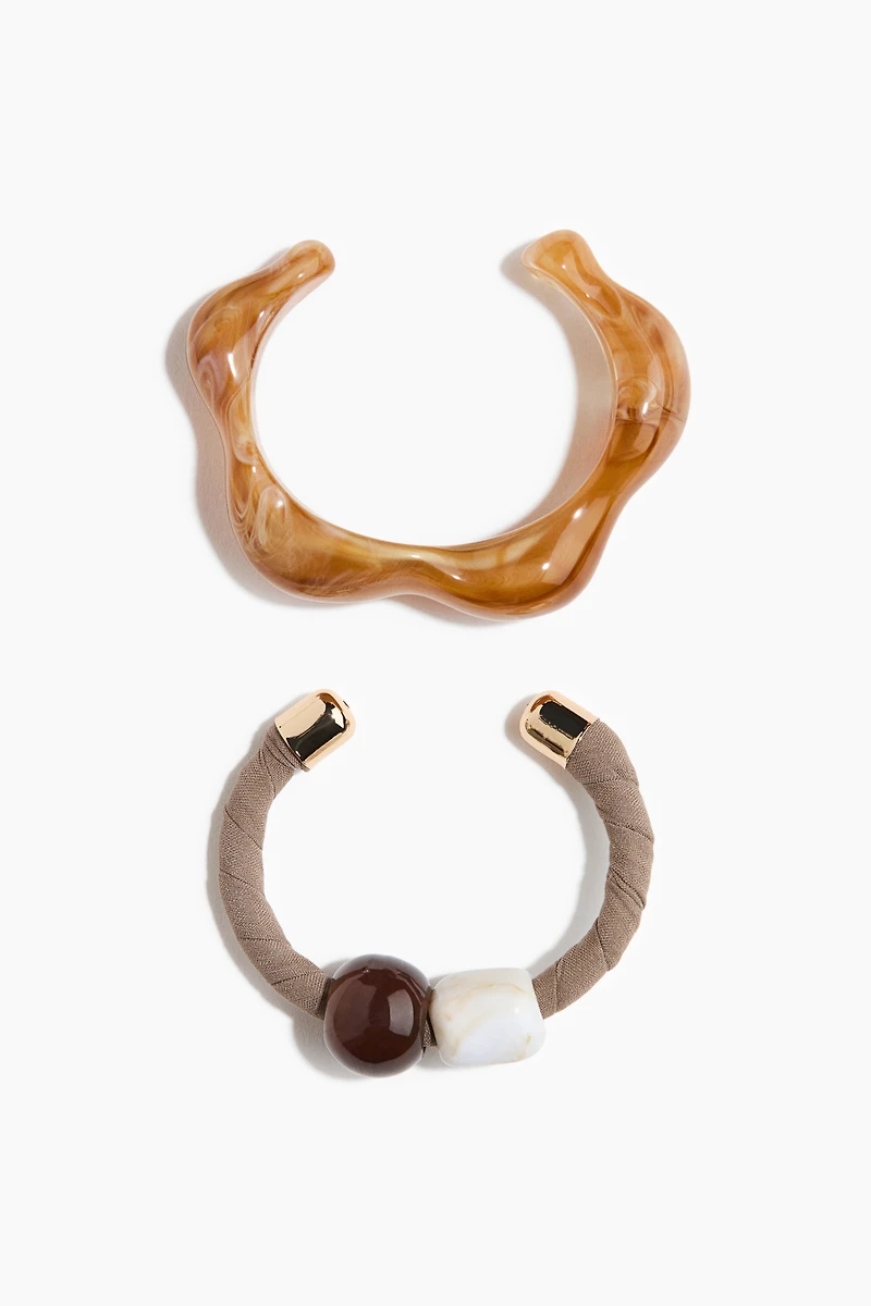 2-pack cuff bracelets