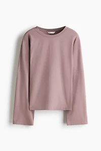 Long-Sleeved Cotton Top