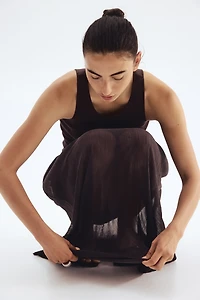 Crinkled Skirt