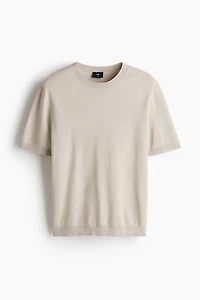 Slim-Fit Knit T-Shirt