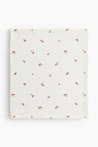 Pointelle-Knit Baby Blanket