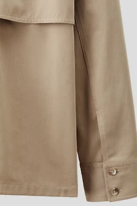 Cotton Twill Utility Overshirt