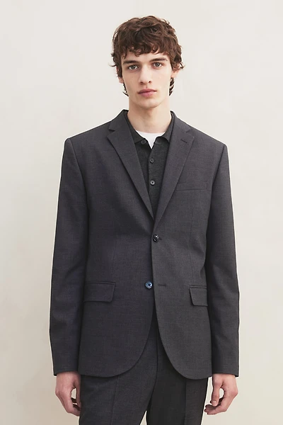 Slim Fit Single-Breasted Jacket
