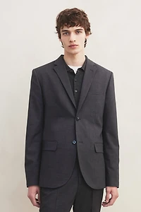 Slim Fit Single-Breasted Jacket