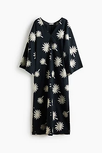Robe cafetan brodée