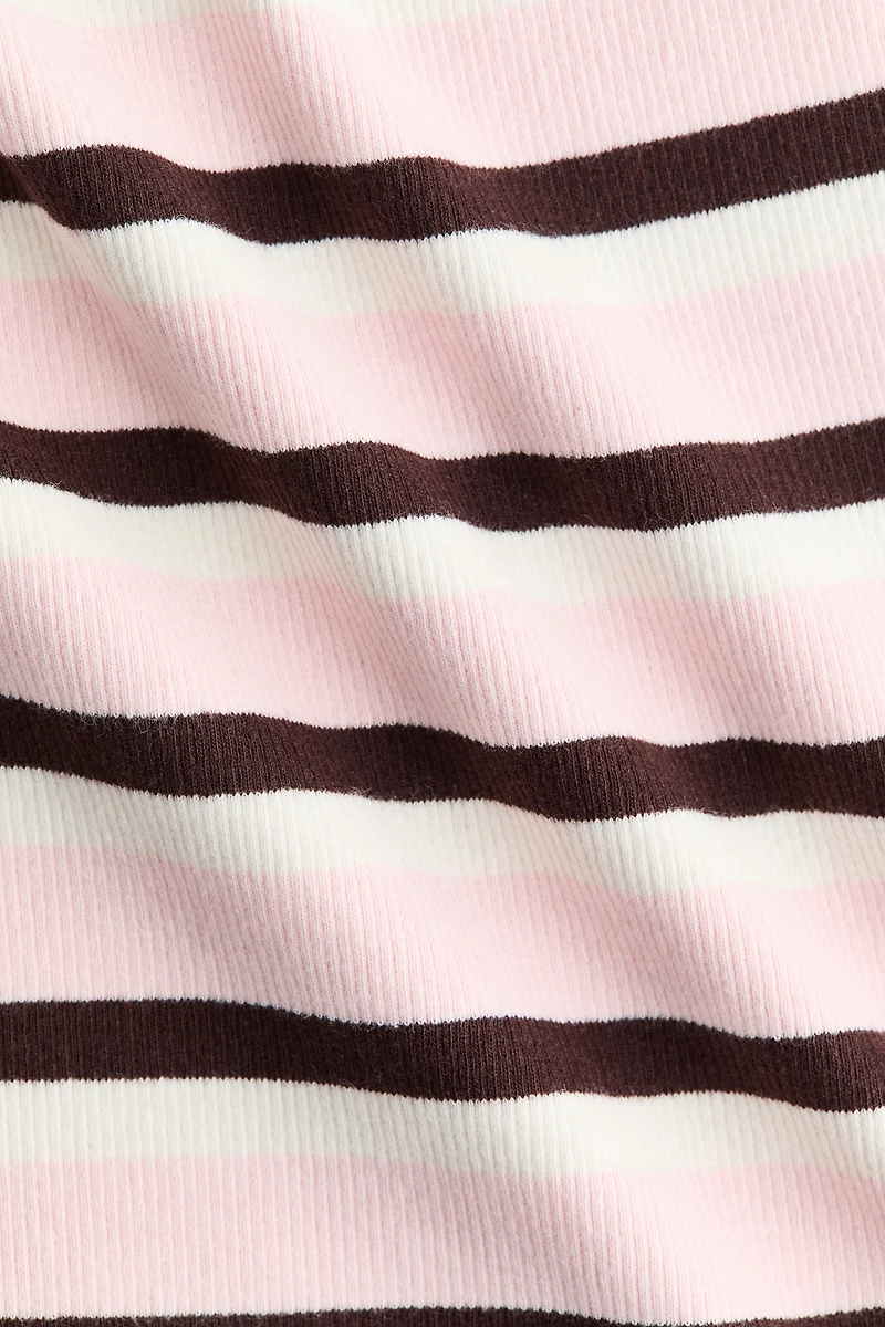 Boat-Neck Cotton Top