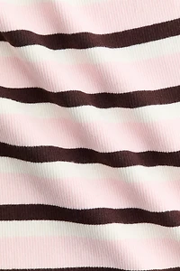 Boat-Neck Cotton Top