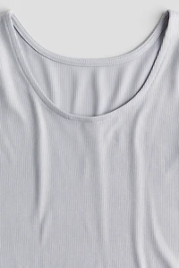 Ribbed Jersey Top