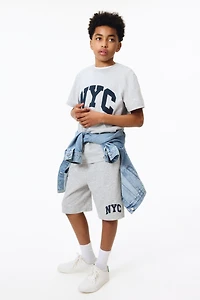 Printed cotton T-shirt