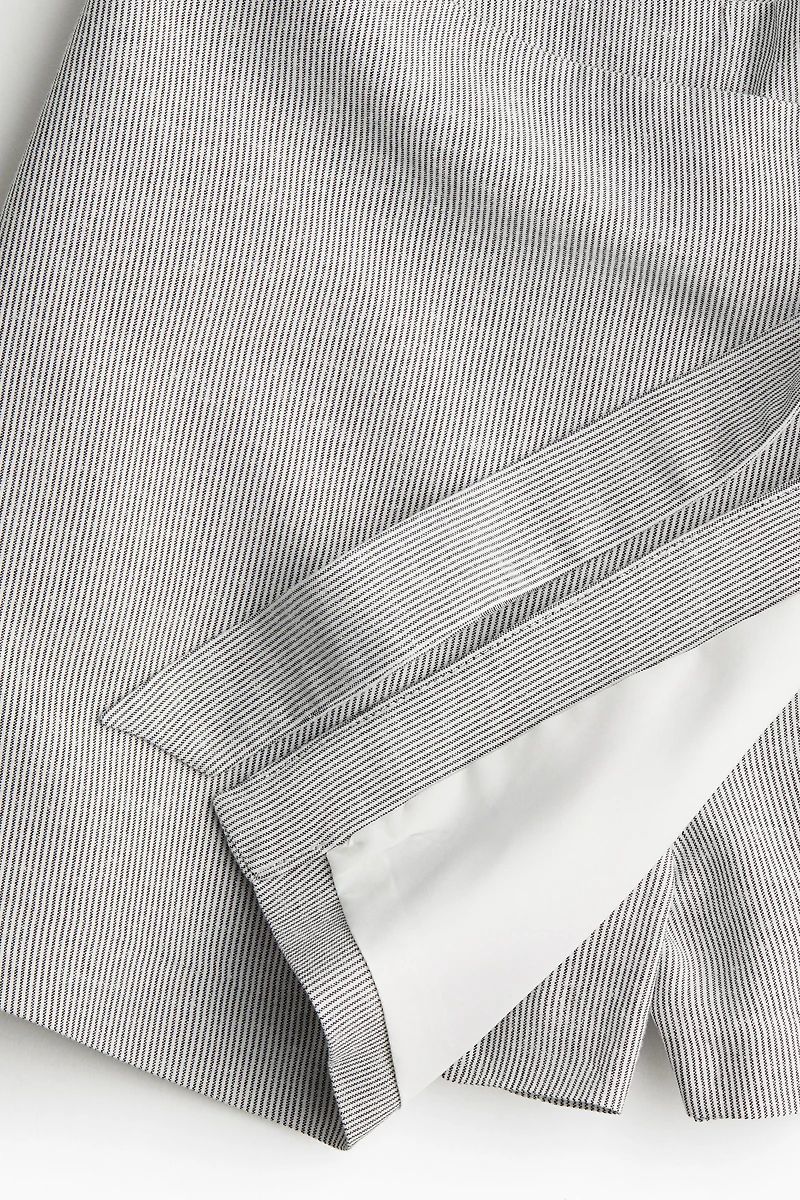 Linen-Blend Skort