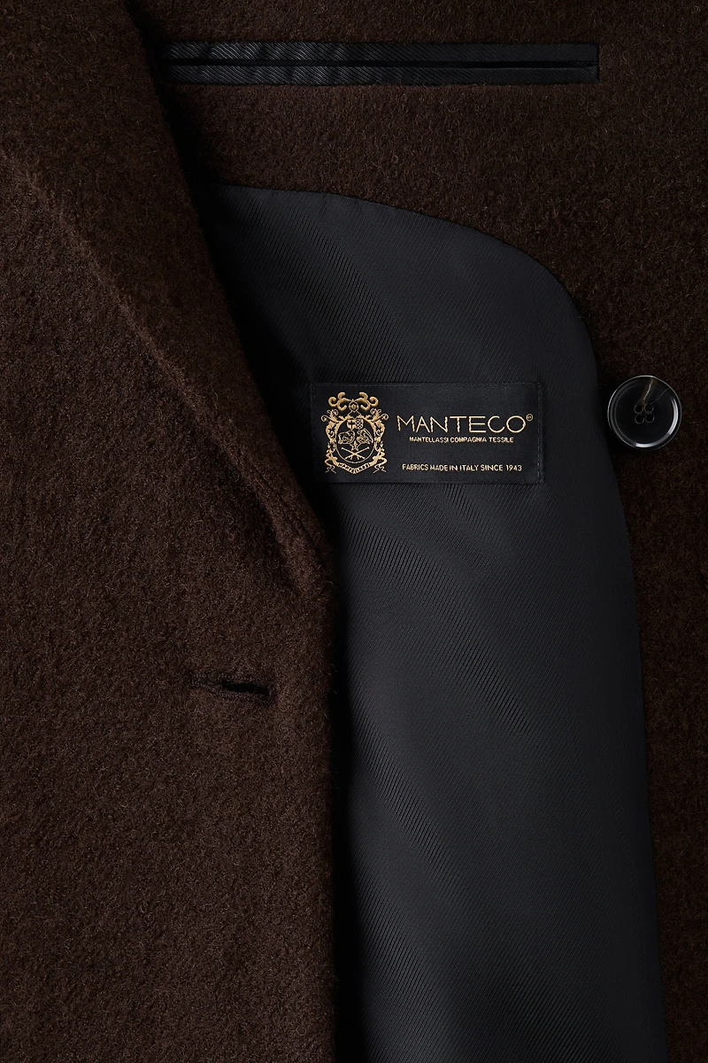 Double-Breasted Wool Coat