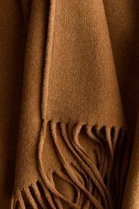 Wool-Blend Cape