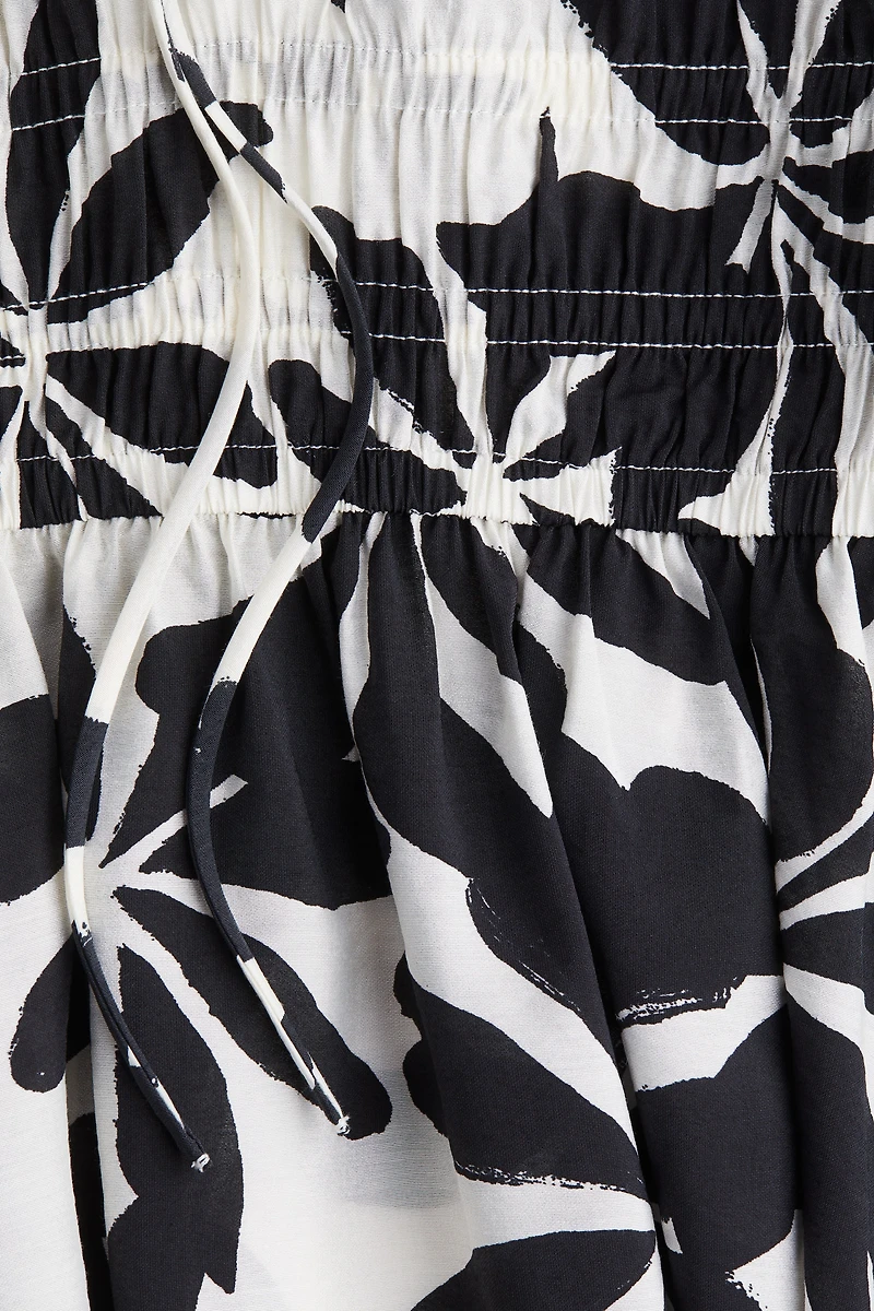 Smocked Strappy Dress