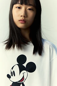 Printed Cotton T-Shirt