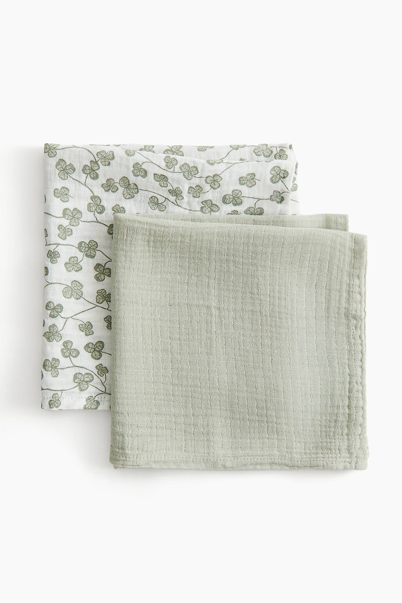 2-pack muslin cloths
