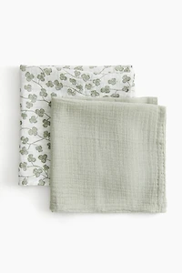 2-pack muslin cloths